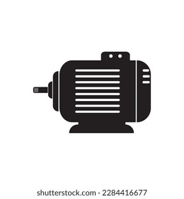 Electric motor icon vector illustration logo design.