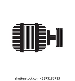 Electric motor icon vector illustration logo design.