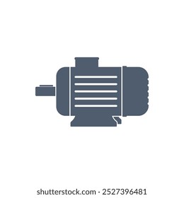 Electric motor icon vector illustration logo design.