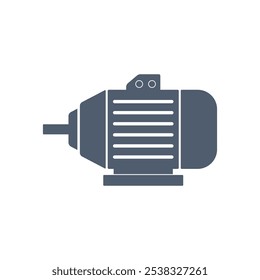 Electric motor icon vector illustration logo design.