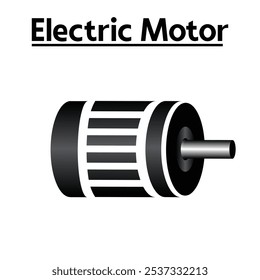 Elektromotor-Vektordesign - DC-Motor-Illustration