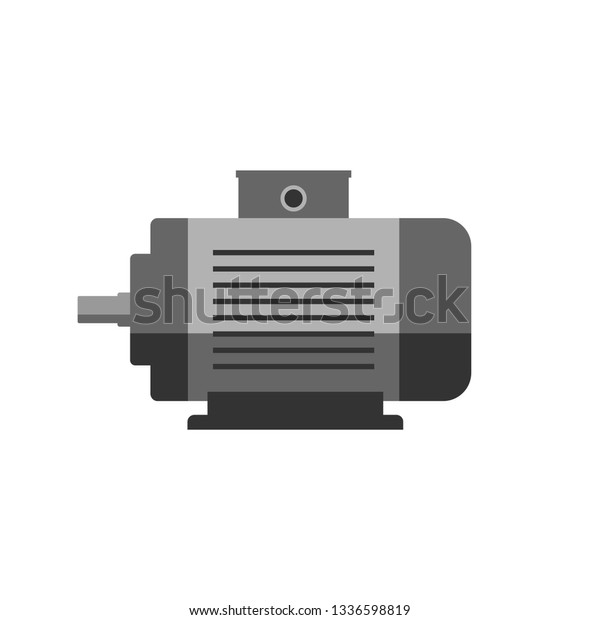 電気モーターのベクター画像アイコン のベクター画像素材 ロイヤリティフリー