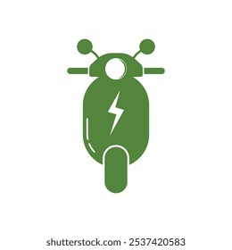 Vetor de design de logotipo de motocicleta elétrica