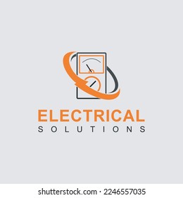 Electric multimeter vector icon. filled flat sign for mobile concept and web design