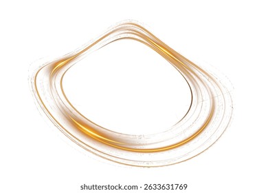 Elektrische Neon Loop lebendige gelbe Blendung mit transparentem Blitz und Spark Line Design im futuristischen Vektorstil