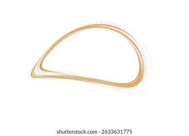 Electric Neon Loop Vibrant Yellow Glare with Transparent Flash and Spark Line Design in Futuristic Vector Style