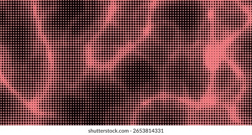 Electric neon waves filling the ether. Shimmering dots forming a pattern of smooth lines, bumps and depressions. Acid vector background for music album.
vector illustration