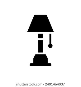 Electric night light vector icon.Electric night light sign.