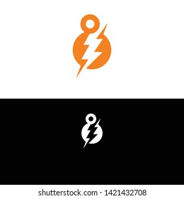 electric O logo vector illustration 