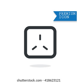 Electric outlet icon
