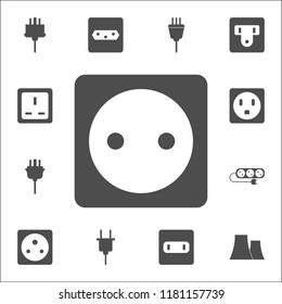 electric outlet icon. web icons universal set for web and mobile