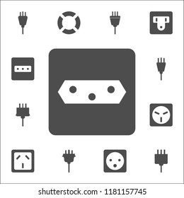 electric outlet icon. web icons universal set for web and mobile