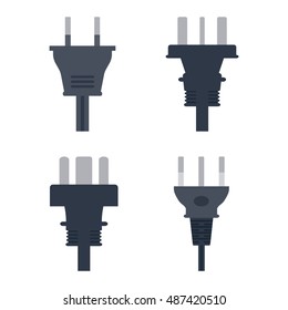 Electric outlet illustration on white background