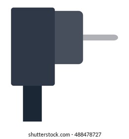 Electric outlet illustration on white background