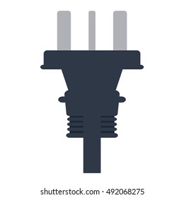 Electric outlet illustration on white background