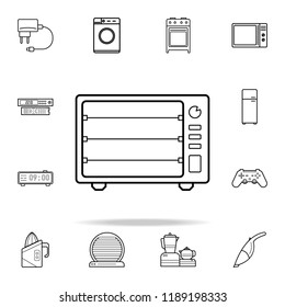 electric oven icon. Appliances icons universal set for web and mobile