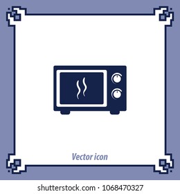 electric oven icon, vector design element