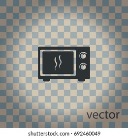 electric oven icon, vector design element