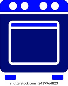 Elektroofen, Vektorsymbol
