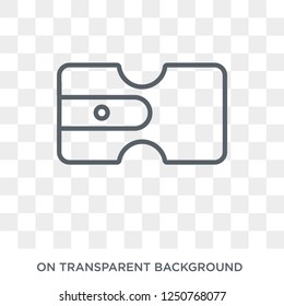 electric pencil sharpener icon. electric pencil sharpener design concept from Electronic devices collection. Simple element vector illustration on transparent background.