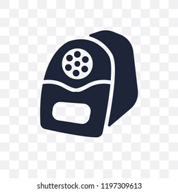 electric pencil sharpener transparent icon. electric pencil sharpener symbol design from Electronic devices collection.