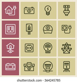 Electric pictogram