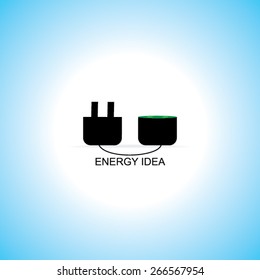 electric pin concept idea vector 