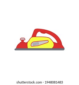 Icono coloreado del planificador eléctrico. Clíparte vectorial aislada. Dibujo, ilustración sobre fondo blanco en blanco.