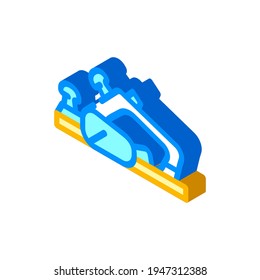 elektrisches Planerwerkzeug isometrischer Icon Vektorgrafik. Werkzeug für elektrische Planer. einzelne Symbolillustration