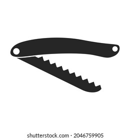 Electric planer vector icon.Black vector icon isolated on white background electric planer .