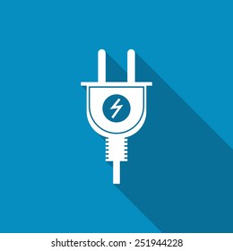 Electric plug icon
