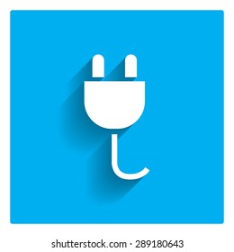 Electric plug icon