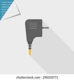 Electric plug icon