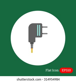 Electric plug icon