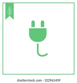 Electric plug icon
