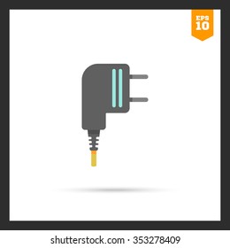 Electric plug icon