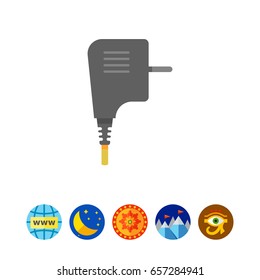 Electric plug icon