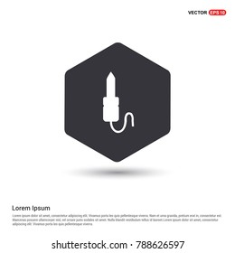 Electric plug icon Background icon template