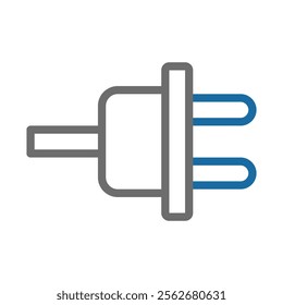 Electric plug icon. Concept of connection, energy, and power.