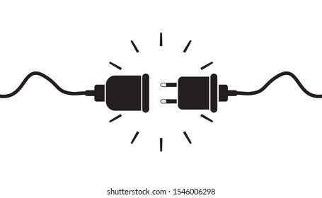 Electric plug icon design. Vector illustration.