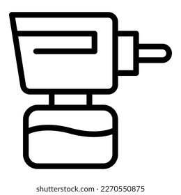 Electric plug icon outline vector. Malaria control. Spray pest