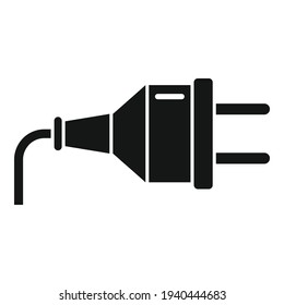 Electric plug icon. Simple illustration of Electric plug vector icon for web design isolated on white background