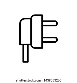 Electric plug icon vector design template