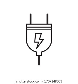 Electric Plug Icon Vector Design template
