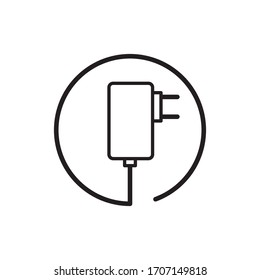 Electric Plug Icon Vector Design template