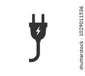 Electric plug icon. Vector illustration. Eps 10.