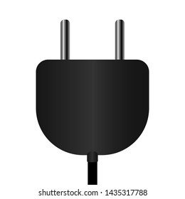 Electric plug icon. Vector illustration. Eps 10.