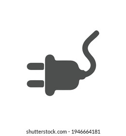 Electric plug icon. Vector illustration. Eps 10.