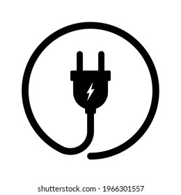 Electric plug icon, Vector illustration eps.10