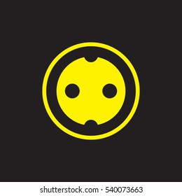 electric plug, icon, vector illustration EPS 10